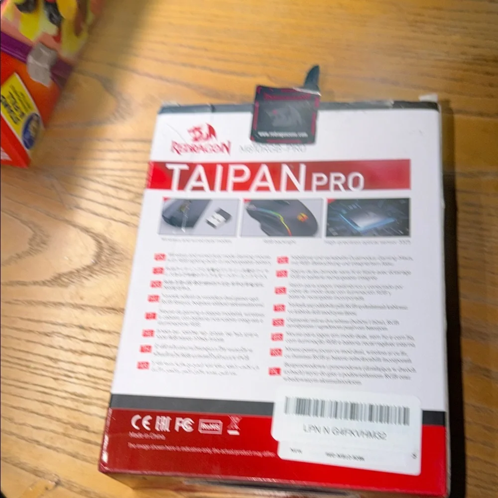 Taipan Pro Black Wired & Wireless Gaming Mouse - 10,000 DPI